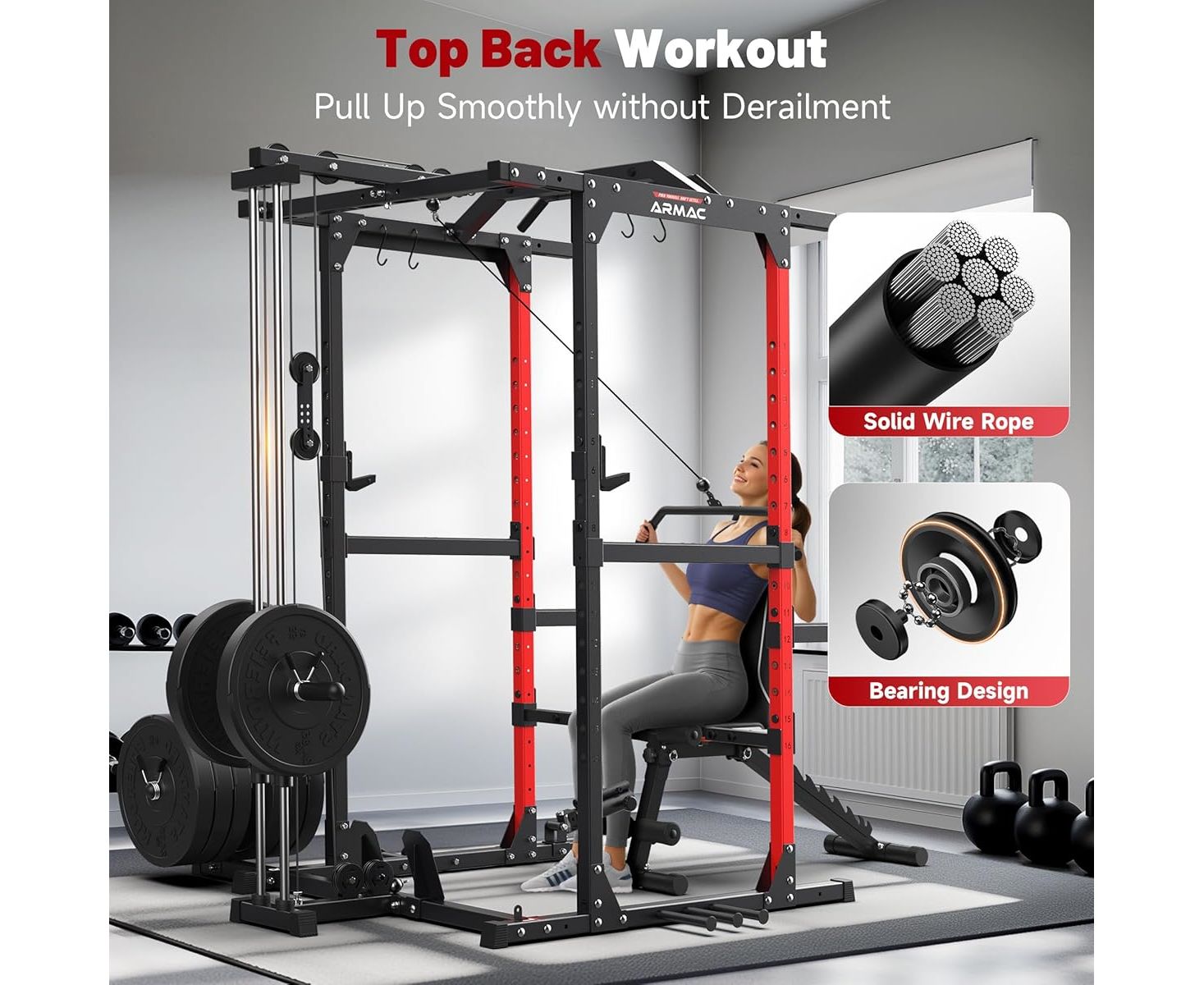 Силовая рама многофункциональная DFC D029 | Premium Fitness