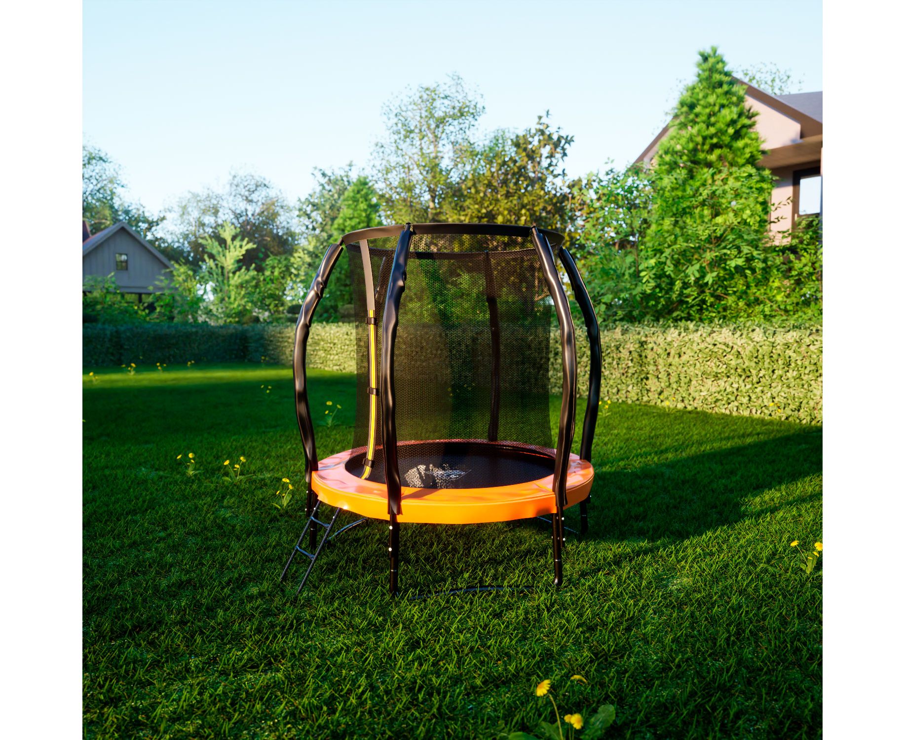 Батут 5ft DFC Kengoo II 5FT-BAS-BO оранжевый-черный