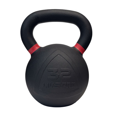 Чугунная гиря 32кг Live Pro Kettlebell LP8049-32