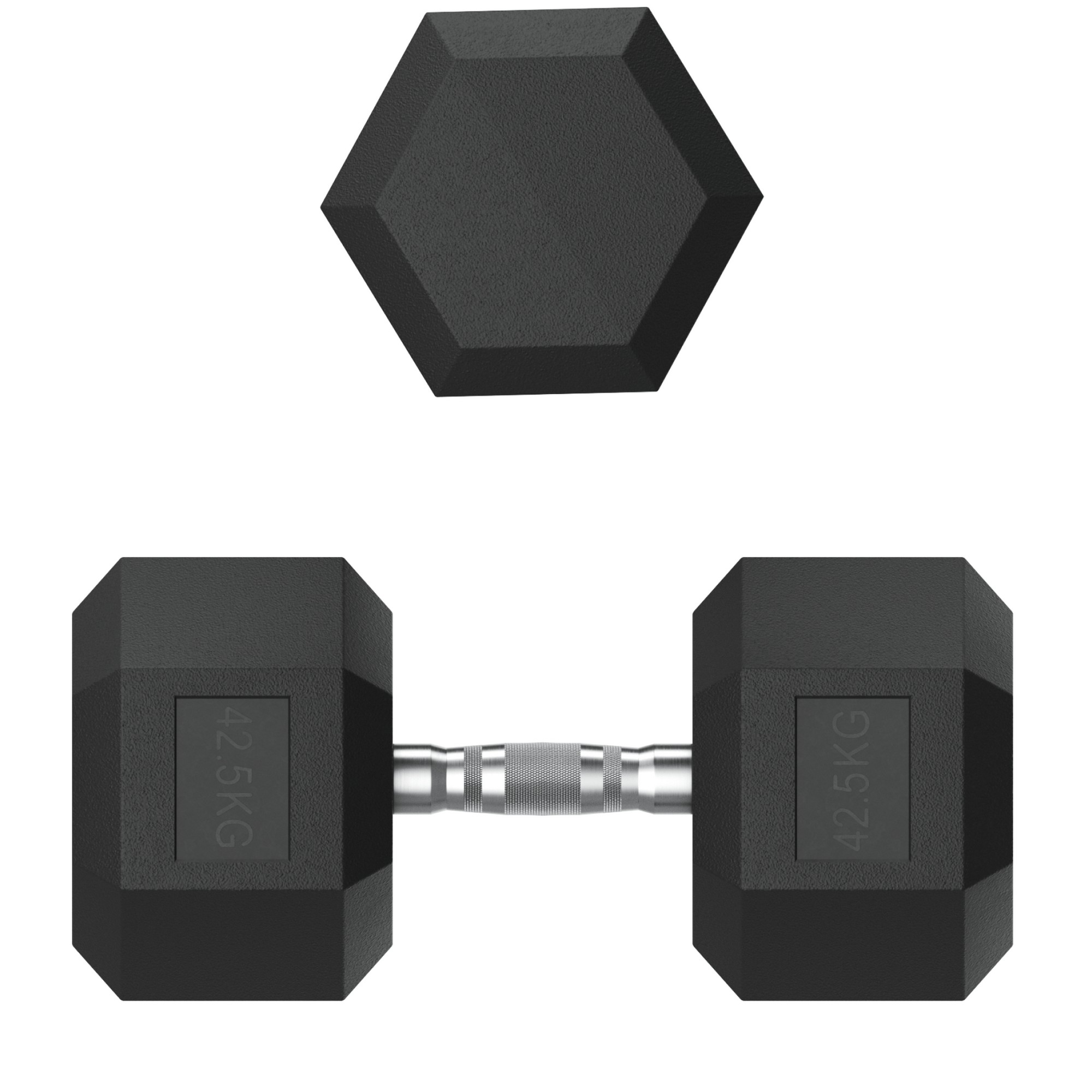 Гантель гексагональная обрезиненная 42,5 кг UnixFit DBHEX42_5