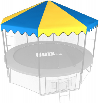 Крыша для батута Unix Line 14 ft ROU14BL Blue\Yellow
