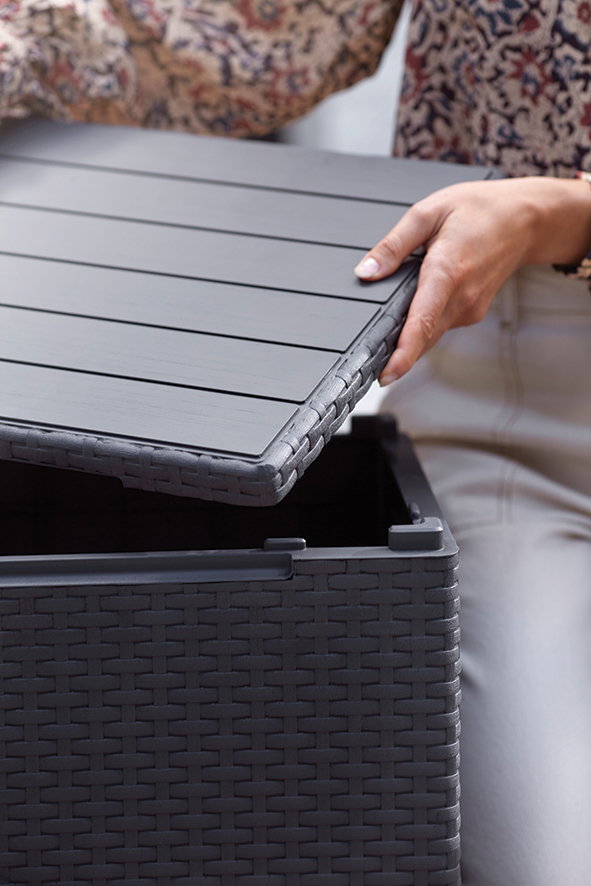Стол с хранением, графит Vigo storage box