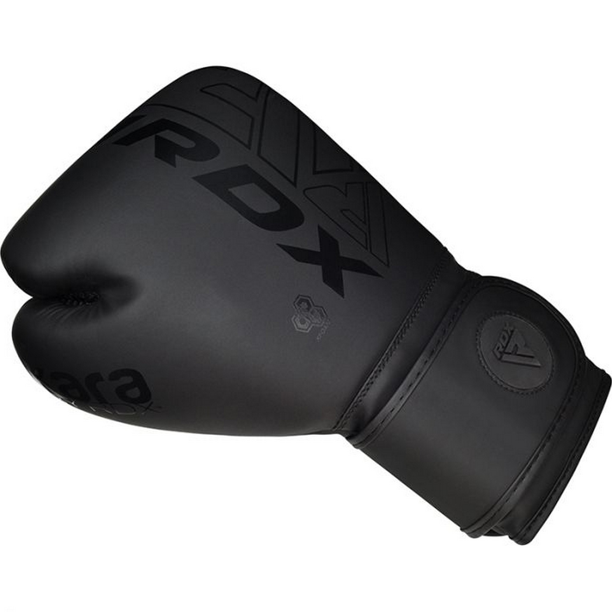 Перчатки тренировочные RDX BGR-F6MB-8OZ черный матовый