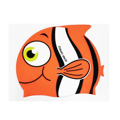 Шапочка для плавания Alpha Caprice Fish cap Orange