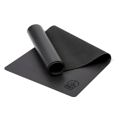Влагостойкий коврик для йоги 185х68х0,4 см, PU Inex Yoga Mat HG\PUMATWP-BK черный