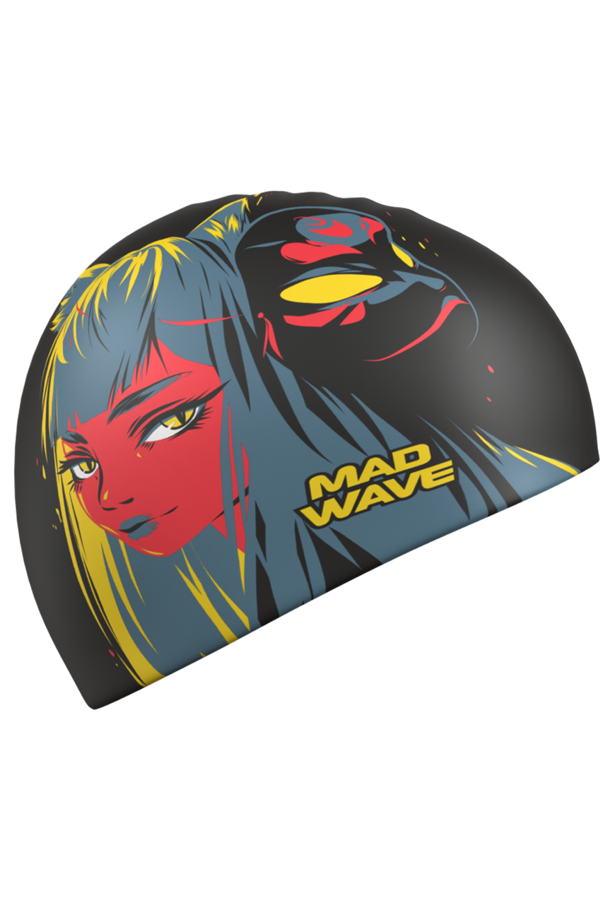 Юниорская силиконовая шапочка Mad Wave Kitsune M0574 25 0 00W