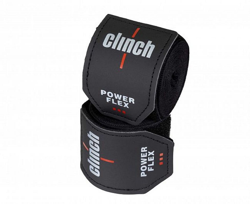 Бинты боксерские,длина 2,.55 м Clinch Boxing Hand Wrap Power Flex C239 черный
