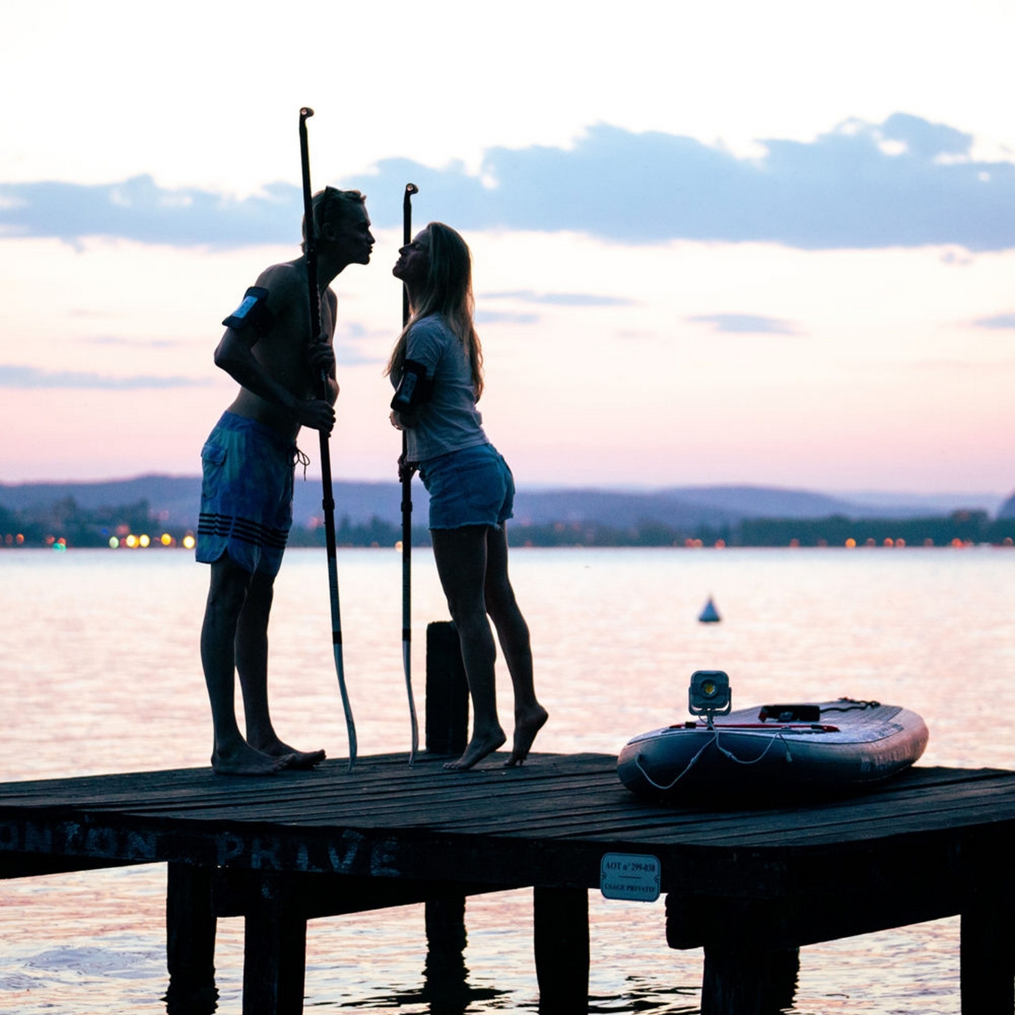 SUP-доска 315х79х15см, Ambient Light System, киль, лиш, до 140кг Aqua Marina Glow BT-24GL