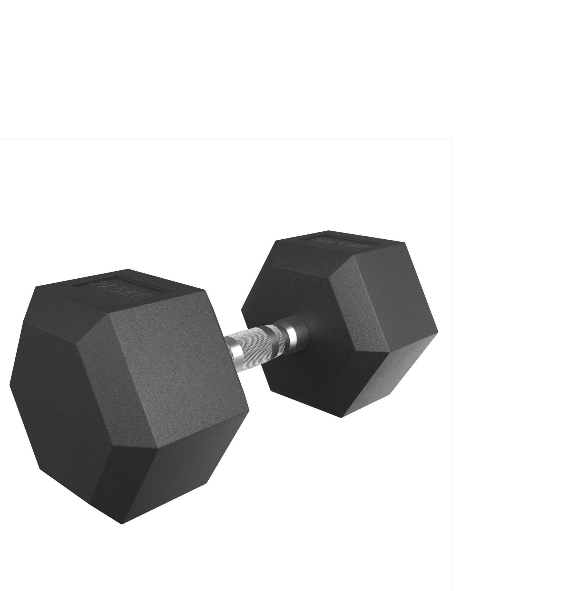 Гантель гексагональная обрезиненная 27,5 кг UnixFit DBHEX27_5