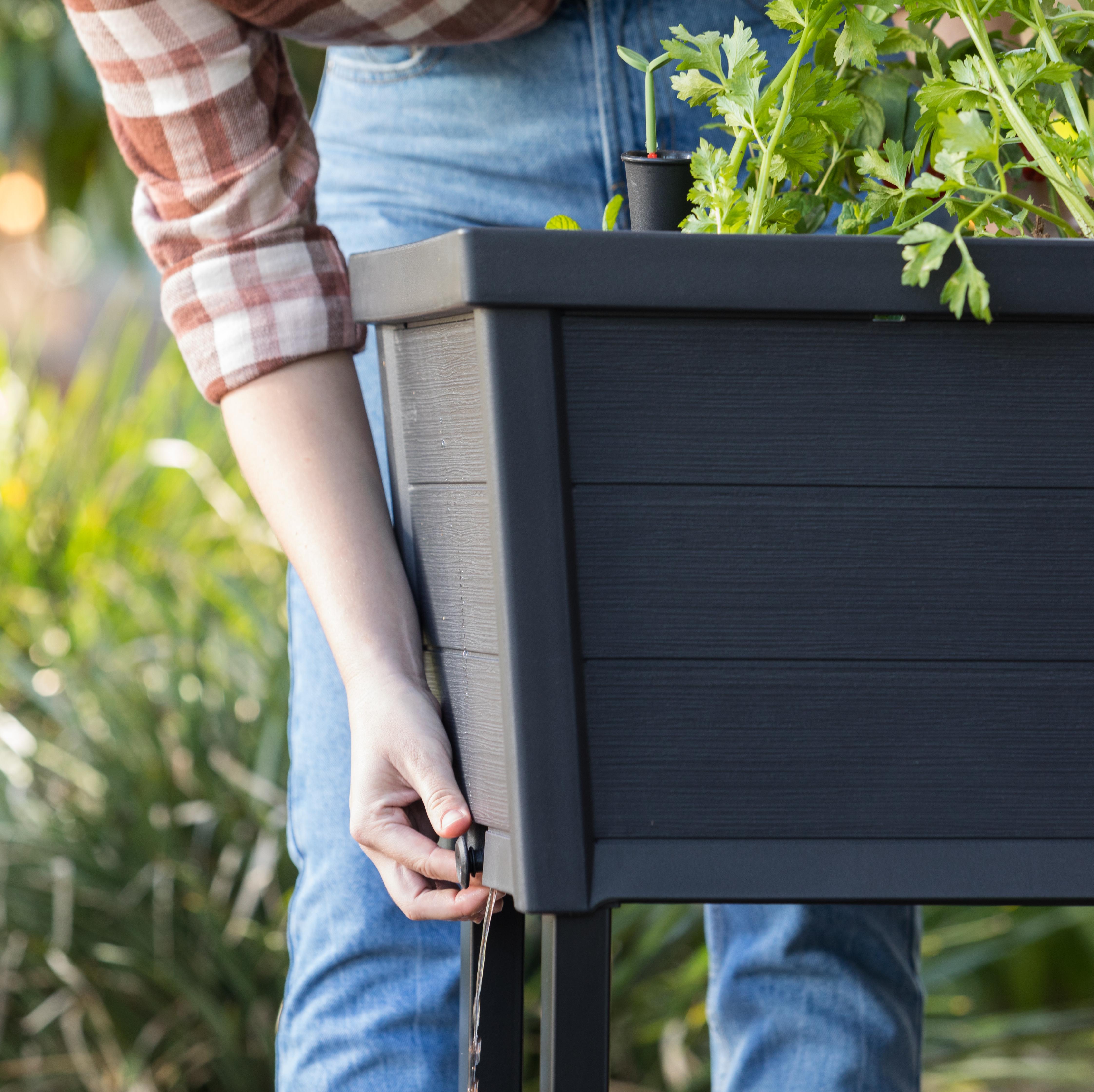 Грядка готовая, цвет графит ALFRESCO GARDEN BED