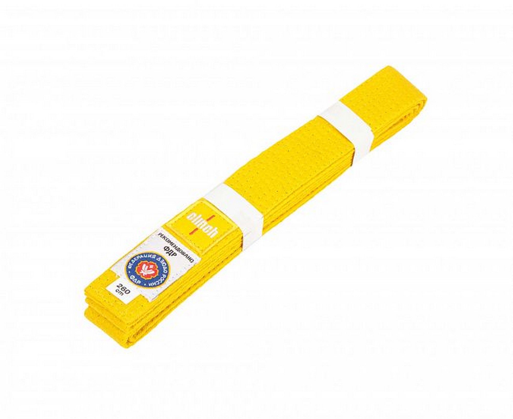 Пояс для дзюдо Clinch Judo Belt FDR C301 желтый
