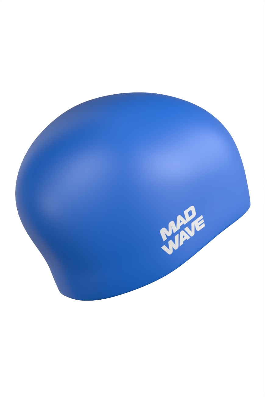 Силиконовая шапочка Mad Wave Long hair silicone M0511 01 0 04W синий