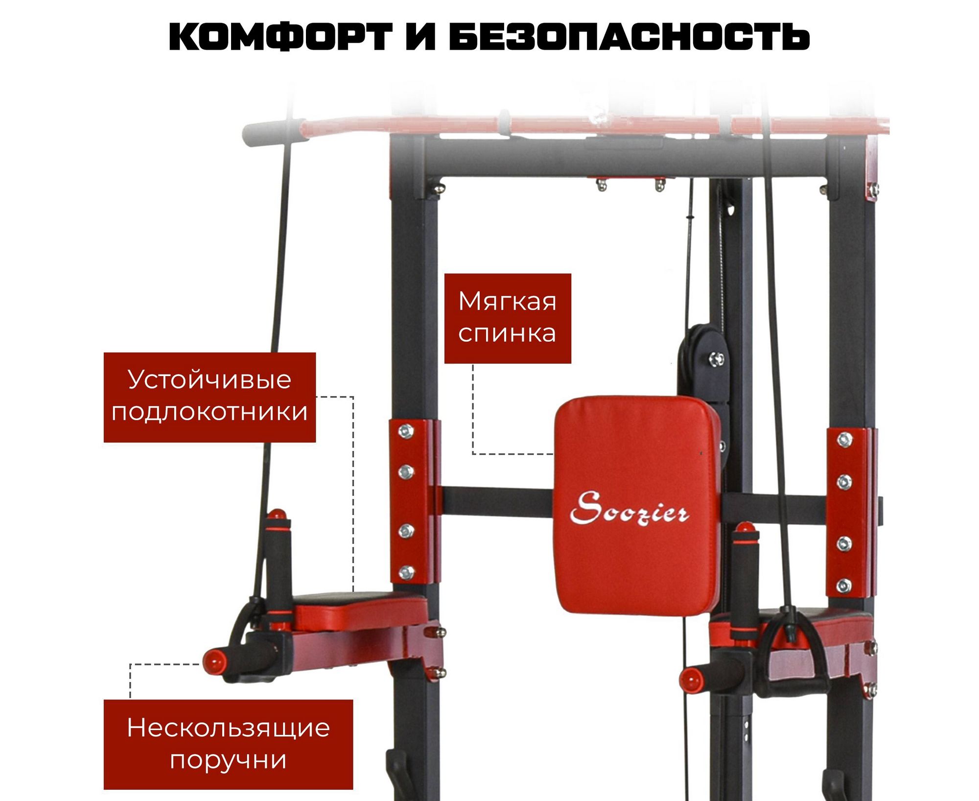 Турник-брусья, тяга сверху DFC HOMEGYM HOMCOM D270 | Premium Fitness