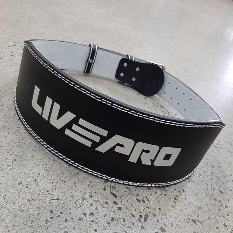 Атлетический пояс Live Pro Weightlifting Belt LP8067-L размер L, черный