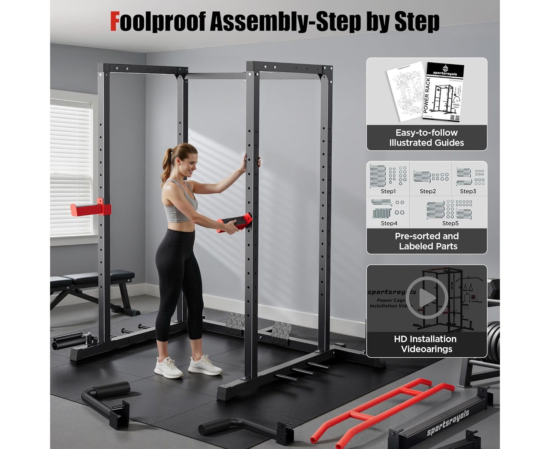 Силовая рама многофункциональная DFC D024 | Premium Fitness