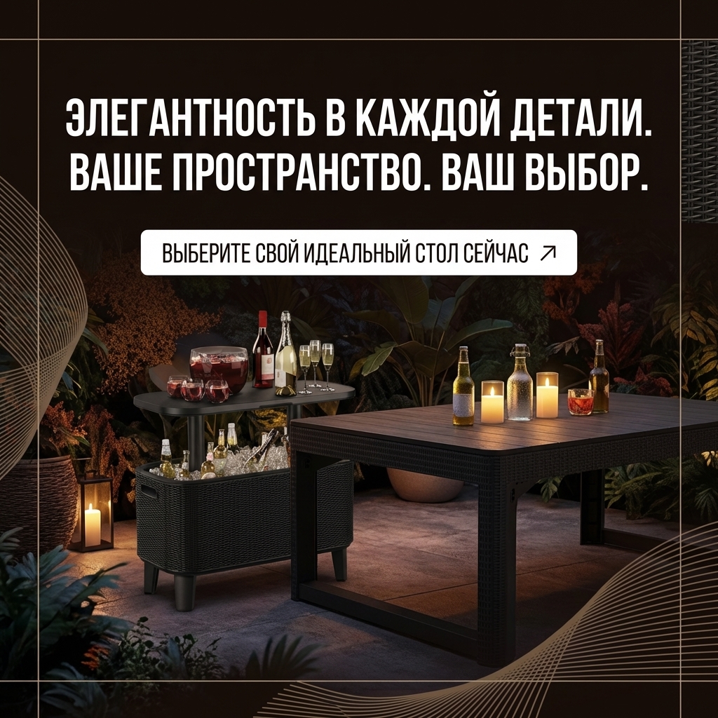 Пластиковые столы
