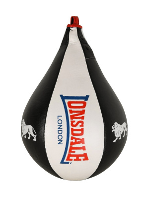 Груша скоростная 25x18см Lonsdale Spin 160107 L черный\белый\красный