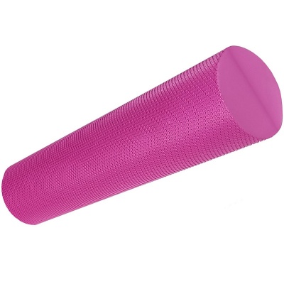 Ролик для йоги Sportex полумягкий Профи 45x15cm розовый ЭВА B33084-4