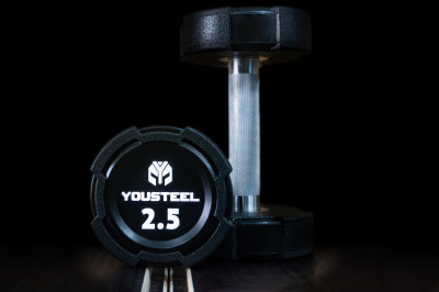 Гантель EVO 2,5кг полиуретановая YouSteel