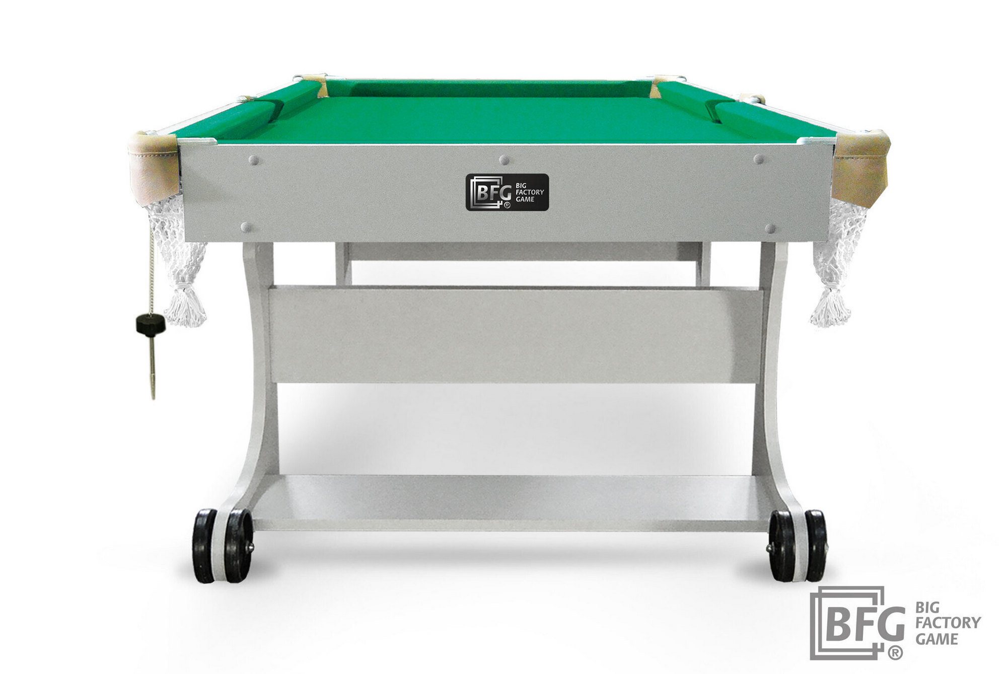 Бильярд Compact Light 6 (Серый) ПУЛ / РП, 1,80х0,90 BFG BFG-KLSER6