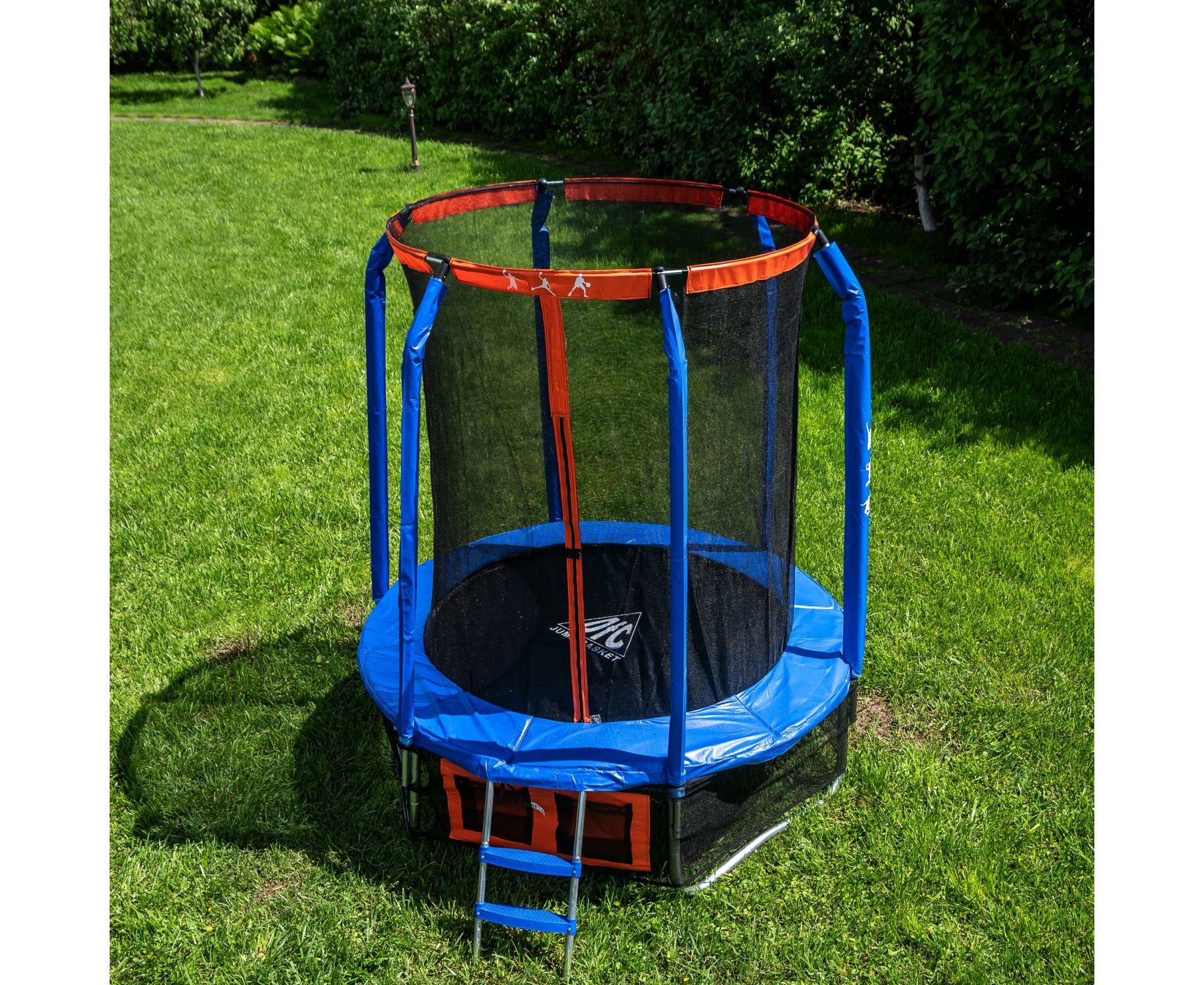 Батут DFC Jump Basket 14ft внутр.сетка, лестница (427cм) 14FT-JBSK-B