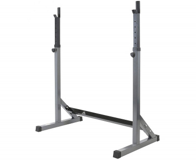 Стойка под штангу DFC DSST15 серый\белый | Premium Fitness