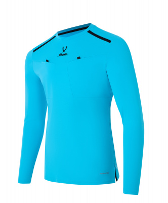 Футболка судейская с длинным рукавом Jogel DIVISION PerFormDRY Referee LS Tee, голубой