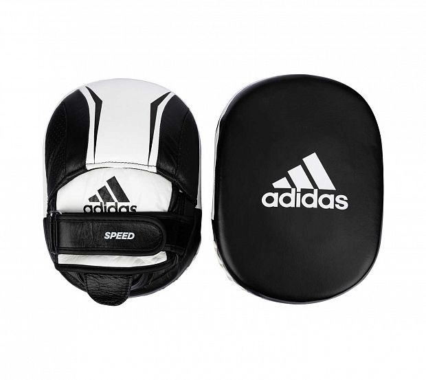 Лапы Speed 550 Micro Air Focus Mitt черно-белые Adidas adiSP550FM