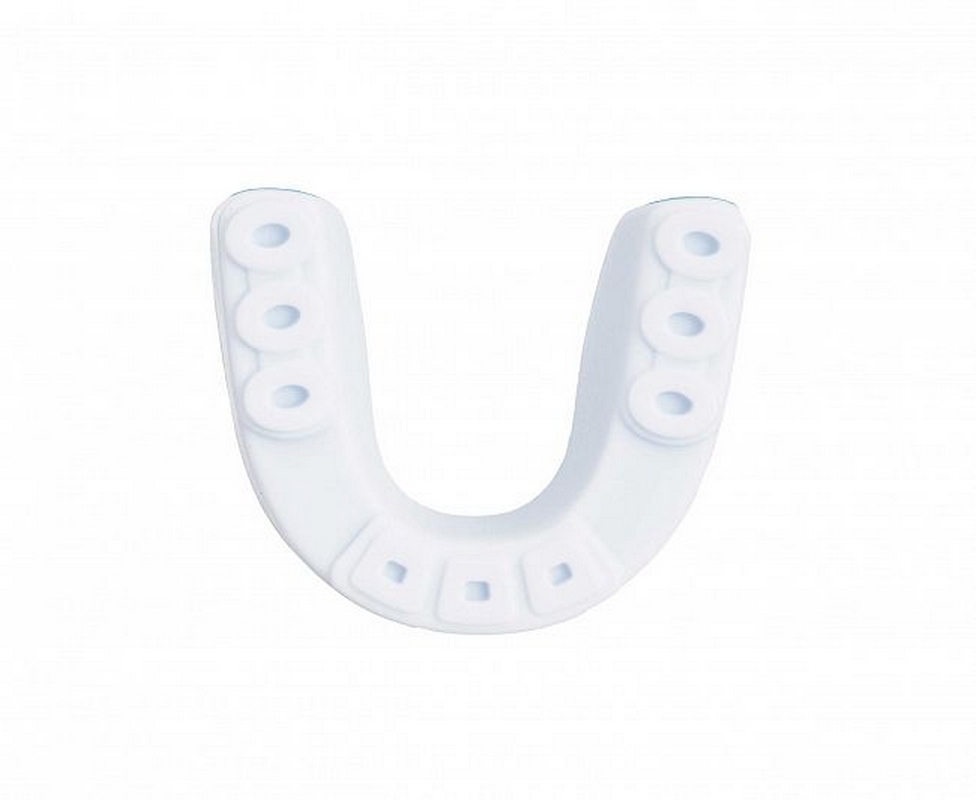 Капа одночелюстная Clinch Shield Double Layer Mouthguard C512 бело-синий