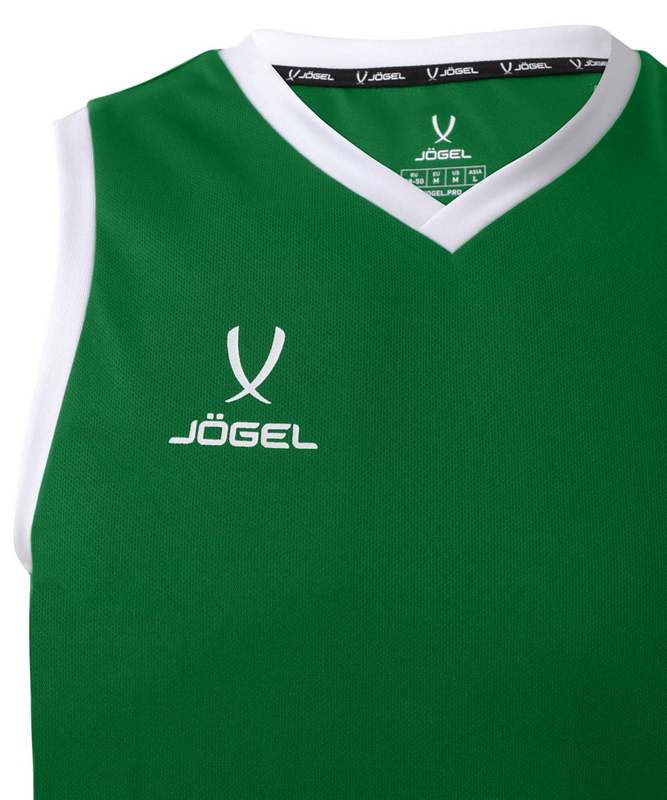 Майка баскетбольная Jogel Camp Basic, зеленый, детский