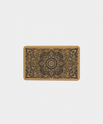 Блок для йоги YOGA DESIGN LAB Cork Yoga Block BL-Cork-Mandala Black