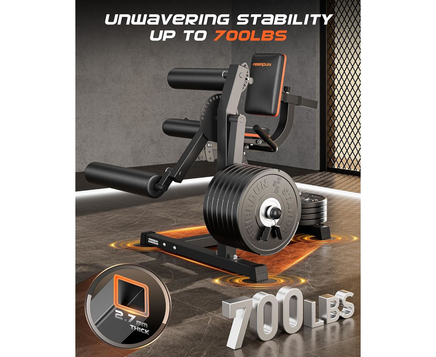 Тренажер для разгибания и сгибания ног DFC D030 | Premium Fitness