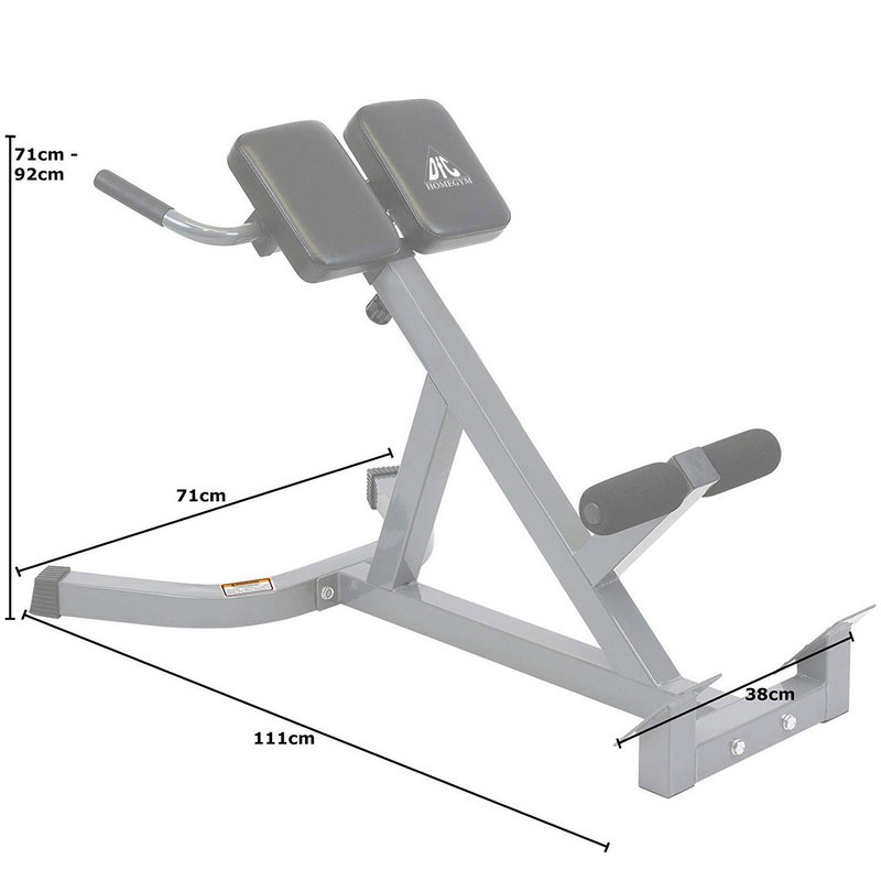 Гиперэкстензия DFC серая DBCH19G | Premium Fitness
