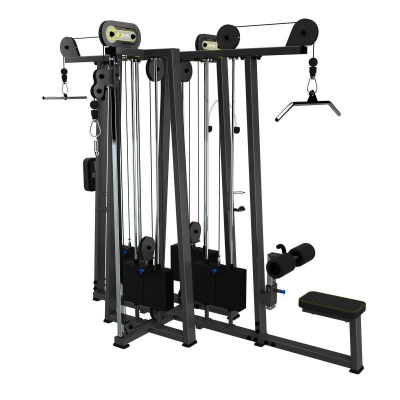 Мультистанция 4-позиционная, стек 4х100 кг DHZ A30645 | Premium Fitness