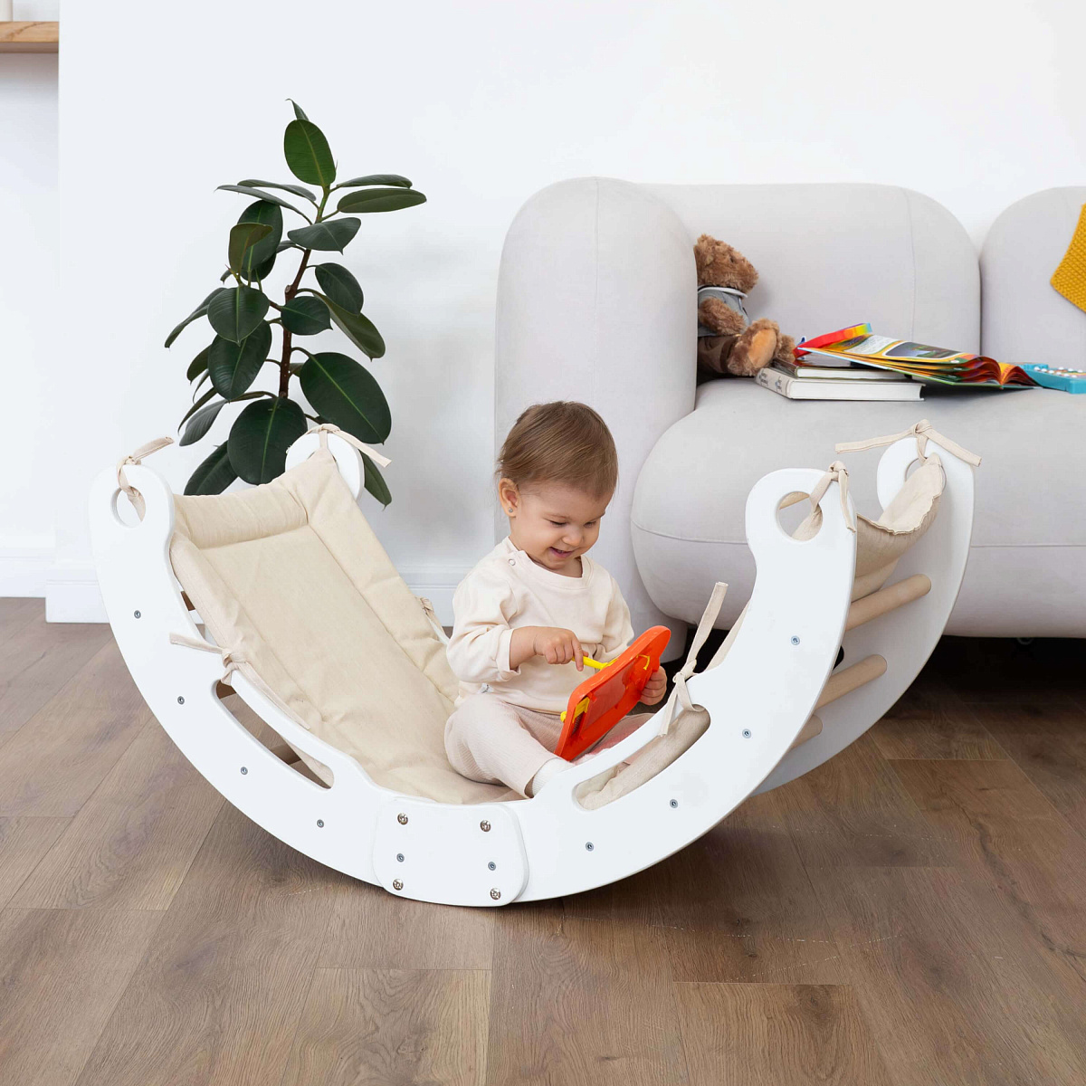 Арка-качалка Romana Eco5 03.20.05 дерево\белый
