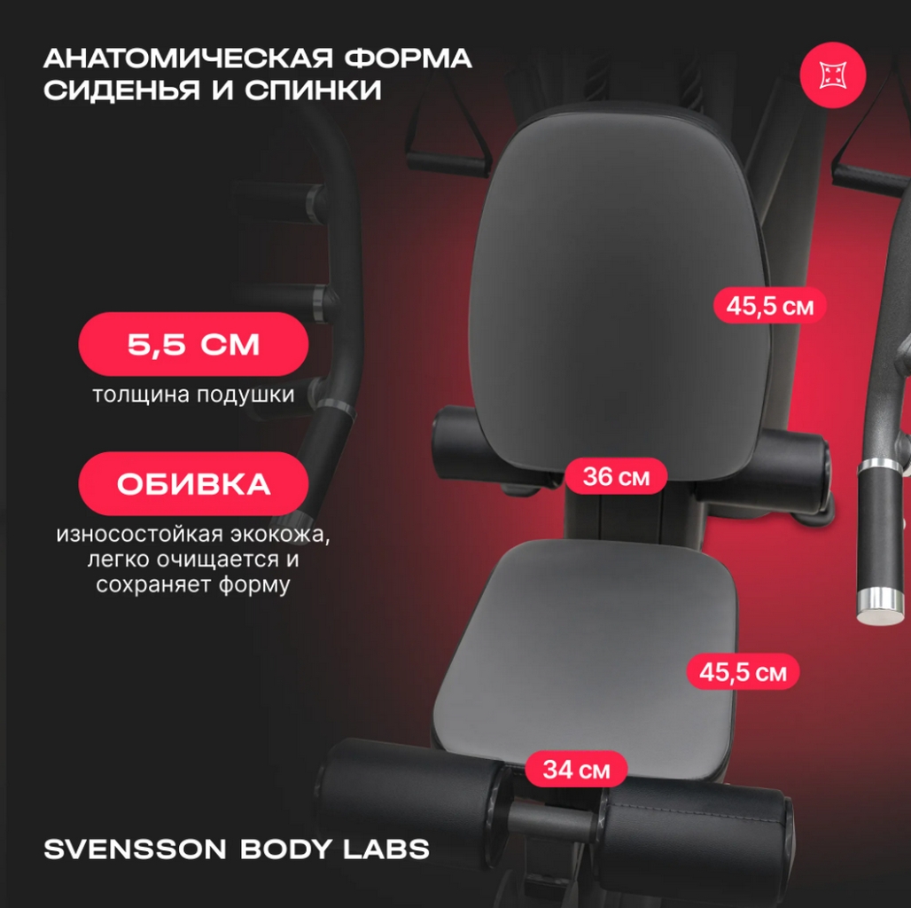 Силовой комплекс полукоммерческий Svensson Body Labs RIGEL PLUS PRO | Premium Fitness