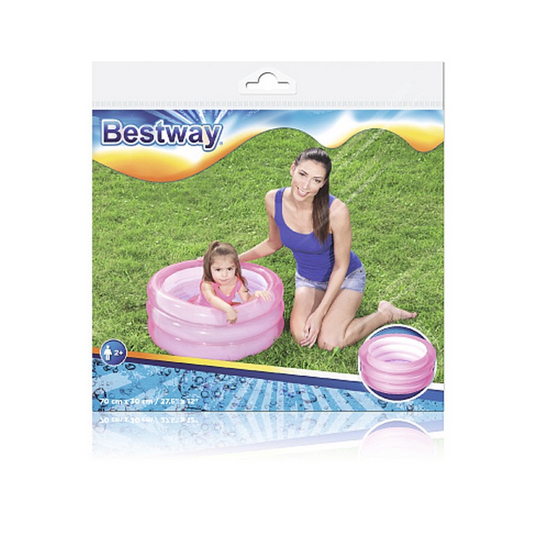 Детский круглый бассейн 70х30см Bestway 51033