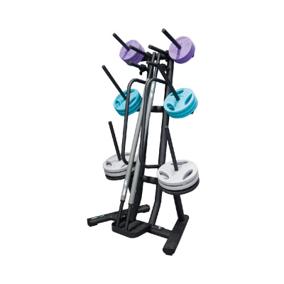 Стойка для аэробных штанг Live Pro Studio Barbell Rack LP8801 до 10 наборов, черный | Premium Fitness