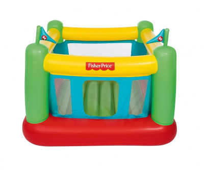Надувной батут Bestway со встроенным электронасосом Fisher Price 93532