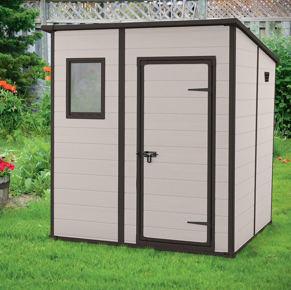 Сарай "Манор Пентхаус 6x6" (175x175 см), бежевый Manor