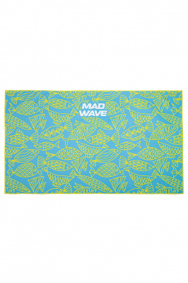 Полотенце из микрофибры Mad Wave Microfiber towel Fishes M0764 06 0 00W