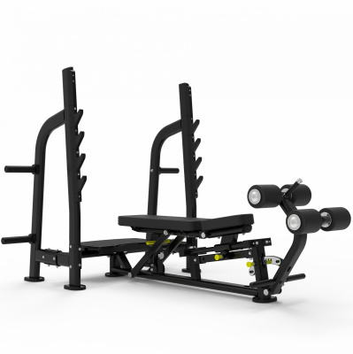Олимпийская скамья с регулируемым углом наклона Impulse ITF8201 | Premium Fitness