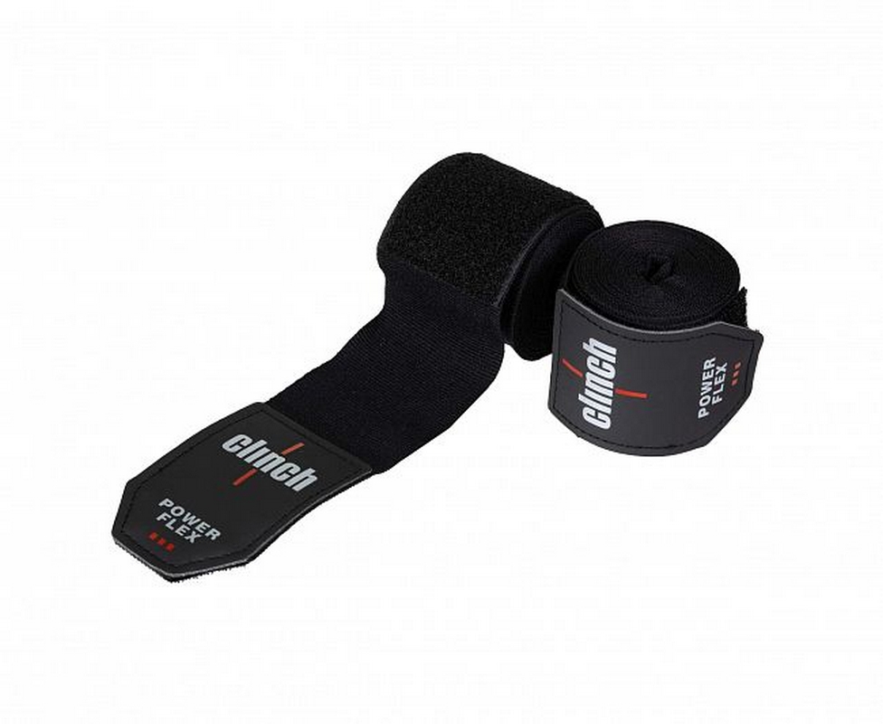 Бинты боксерские,длина 2,.55 м Clinch Boxing Hand Wrap Power Flex C239 черный