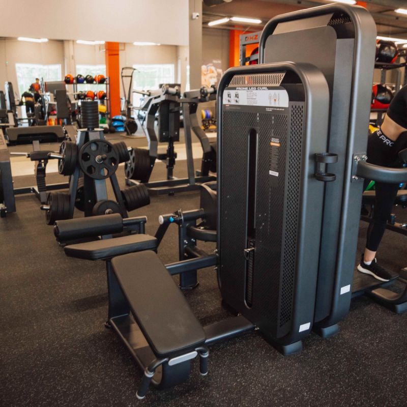 DHZ E7001 Сгибание ног лежа | Premium Fitness