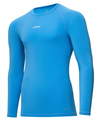Футболка компрессионная с длинным рукавом Jogel PerFormDRY Baselayer LS Tee, голубой