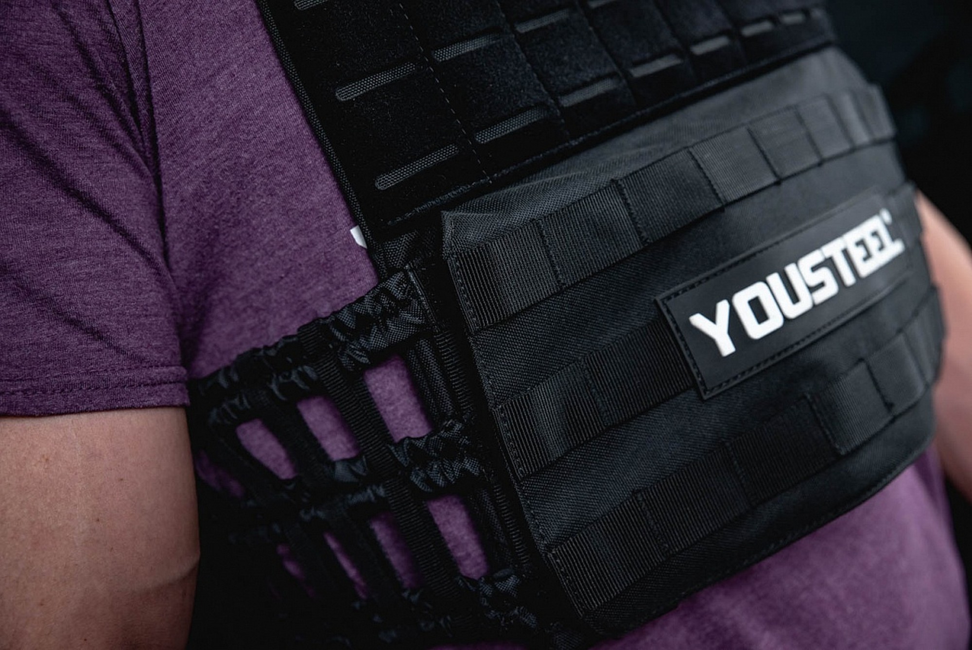 Жилет утяжелитель c плитами, 12 кг YouSteel