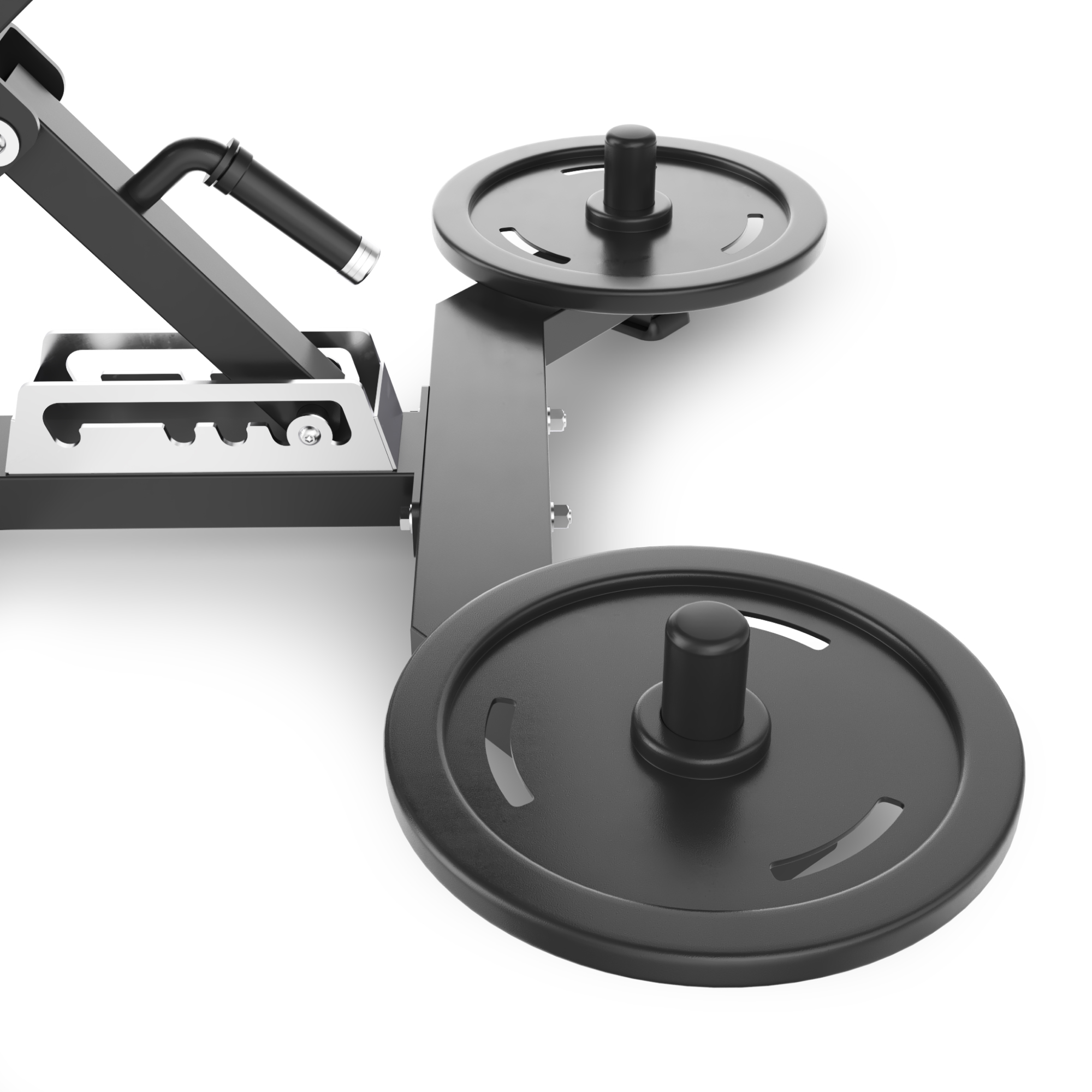 Гиперэкстензия и скамья для пресса 2 в 1 UnixFit UC-1631B | Premium Fitness