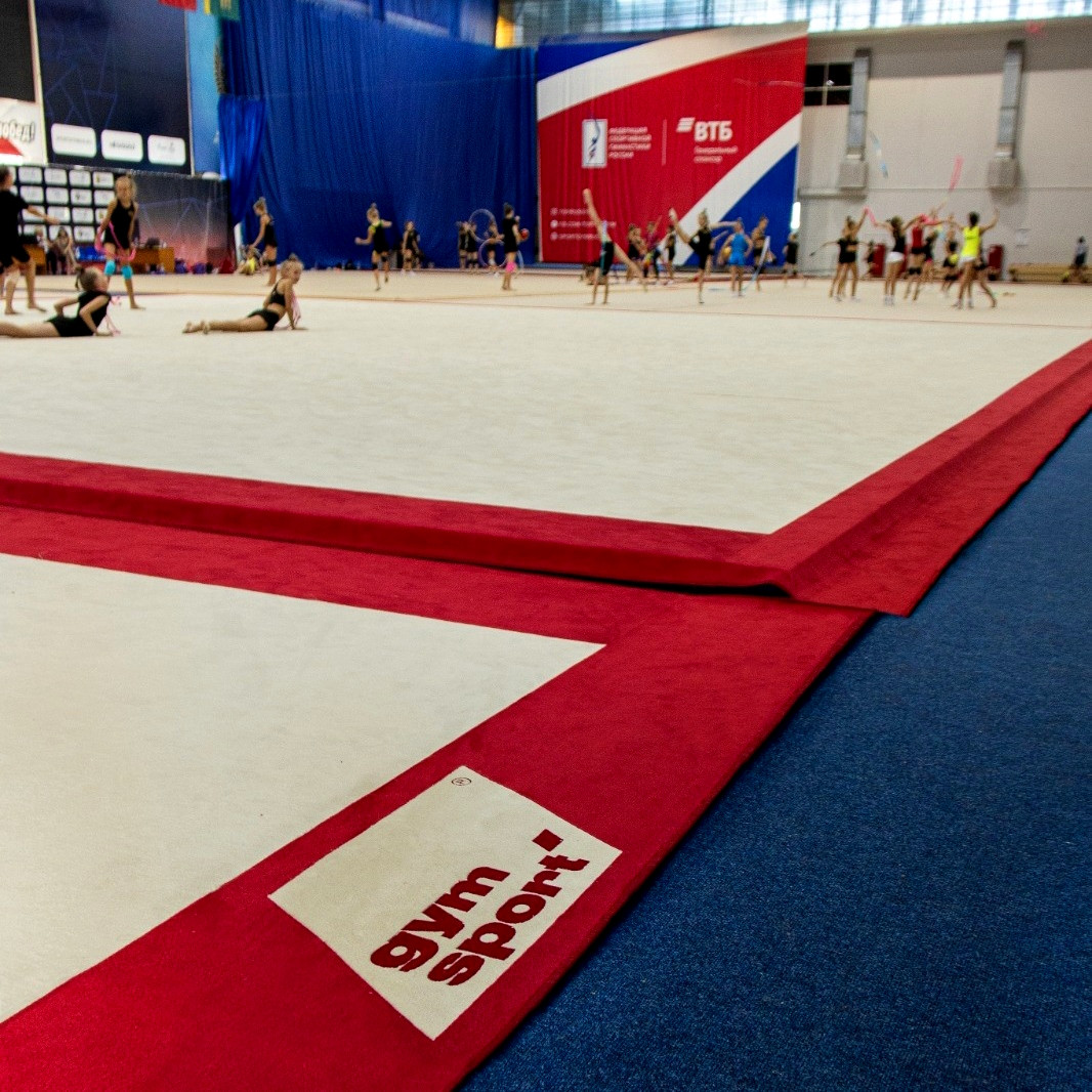 Ковер гимнастический GymSport PROF PREMIUM RED 14Х14