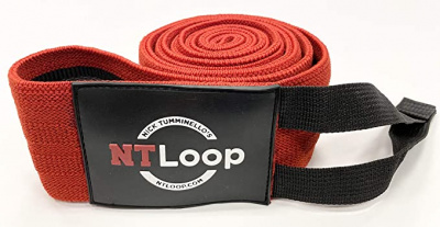 Тканевый амортизатор Perform Better NT Loop-Burn 1239-01-Red-Burn\RD-00-00 127 х 7,5 см, низкое сопротивление, до 20 кг, красный/черный