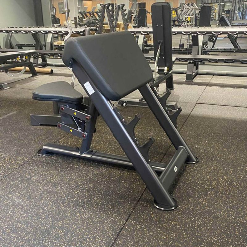 Скамья Скотта с сиденьем DHZ U2044 для бицепса | Premium Fitness